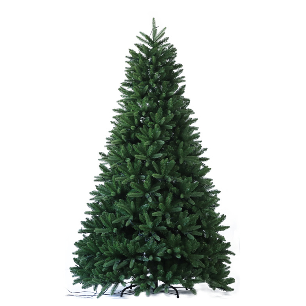 Pre-light high quality 7.5FT  Mixed PVC and PE Christmas tree