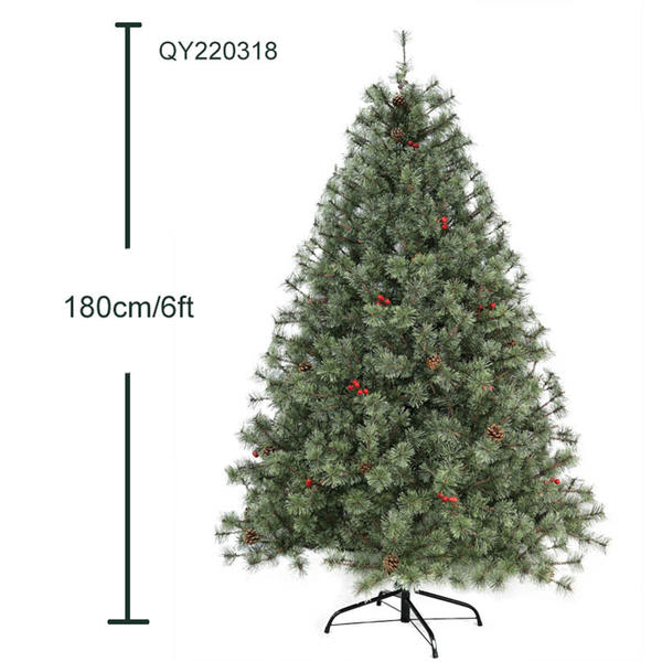 6ft Artificial Christmas tree ，PVC pine needles