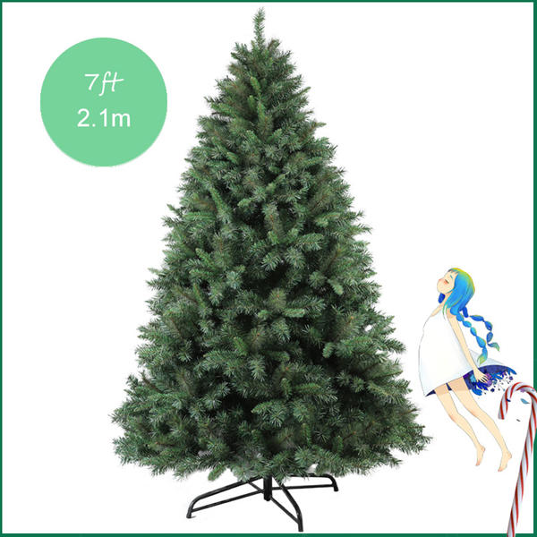 High quality 7.5FT  mixed PVC giant Christmas tree