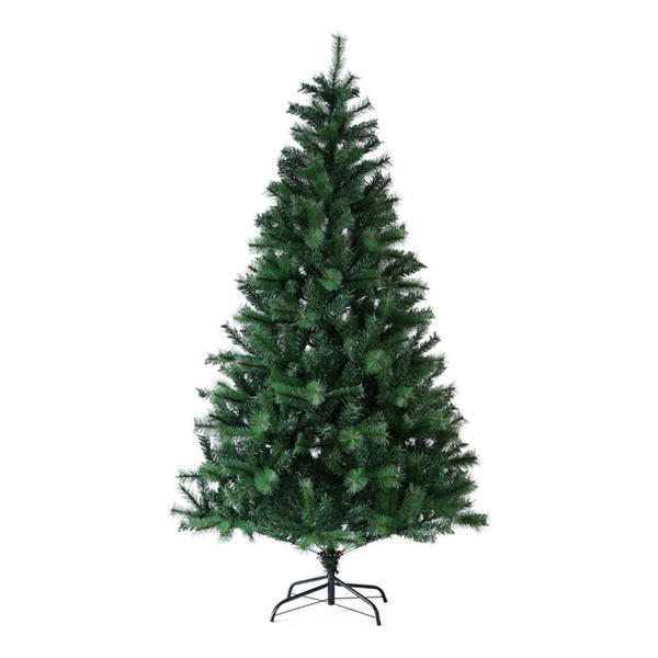 6ft Artificial Christmas tree ，PVC and pine needles