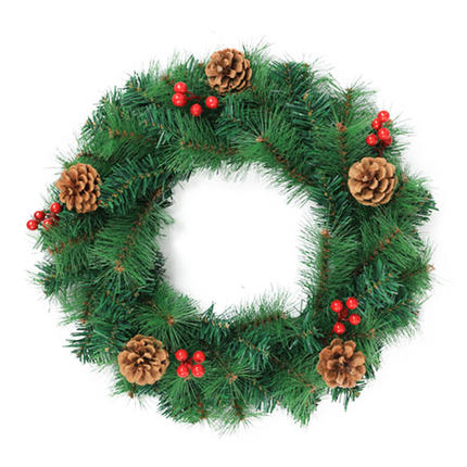How can users maintain the freshness and appearance of a Christmas wreath throughout the holiday season